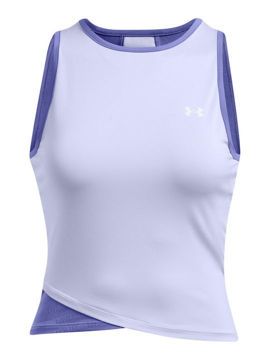 Women's Athletic Blouse Sleeveless Light Blue