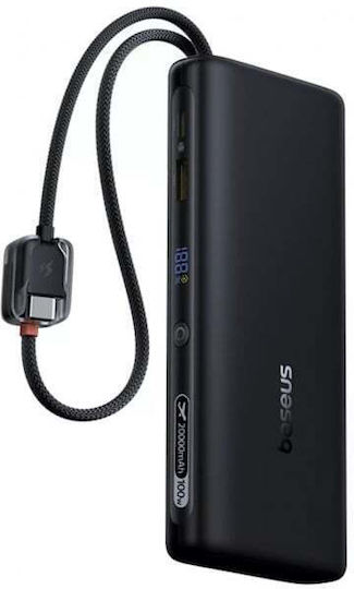 Baseus EnerFill FC41 Външна батерия 20000mAh 100W с USB-A порт и USB-C порт Power Delivery / Бързо зареждане / PPS Черна