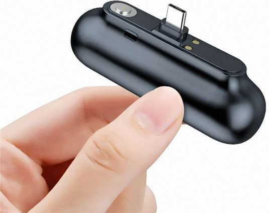 Andowl Mini 7019-3 Power Bank 5000mAh Μαύρο