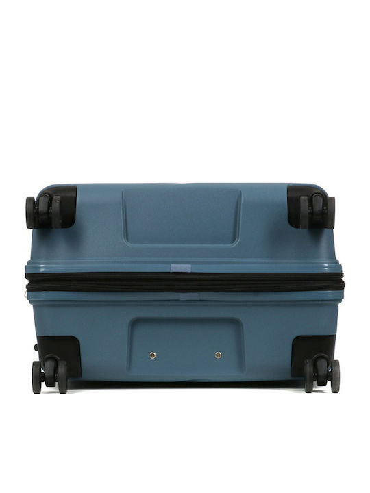 Großer Blauer Polypropylen Koffer 4 Räder Sicherheitsschloss 29nav883 29883-03