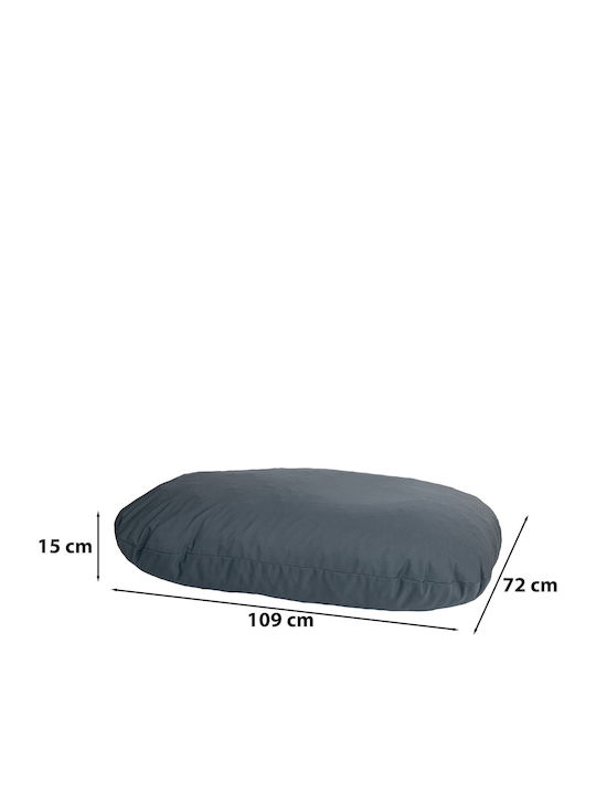YEGO Design Canapea Pat Pentru Câini Ortopedic Gri 109x72cm