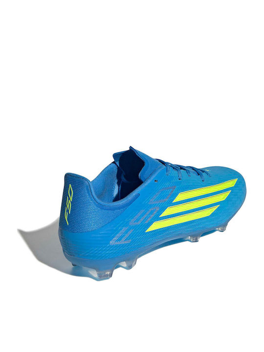 adidas F50 League Football Shoes with Cleats FG/MG Blue
