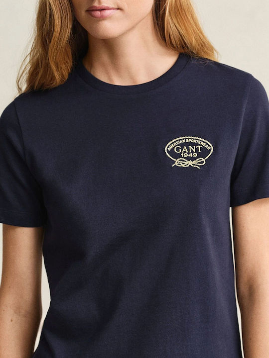 Γυναικείο T-shirt Σκούρο Μπλε