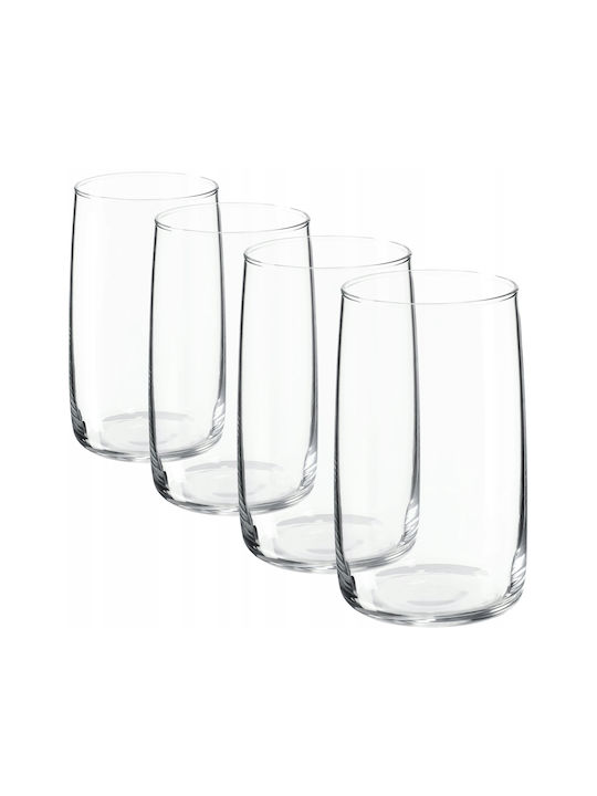 Kadax Wasserbrillen aus Glas 480ml 4 Stück