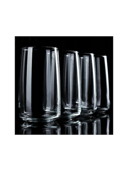 Kadax Wasserbrillen aus Glas 480ml 4 Stück