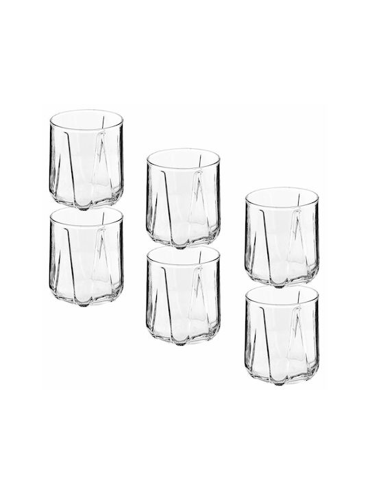 Kadax Set Pahare Whiskey Pentru Apă Din Sticlă 360ml 6 Bucăți