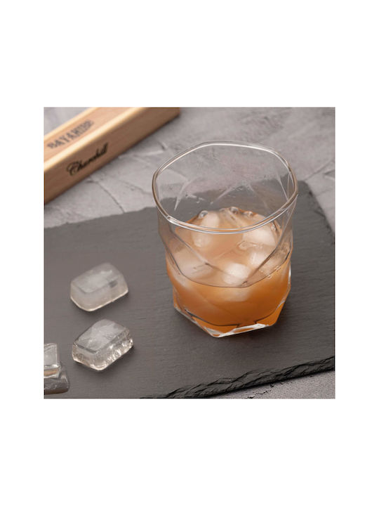 Kadax Σετ Ποτήρια Ουίσκι / Νερού από Γυαλί 330ml 2τμχ