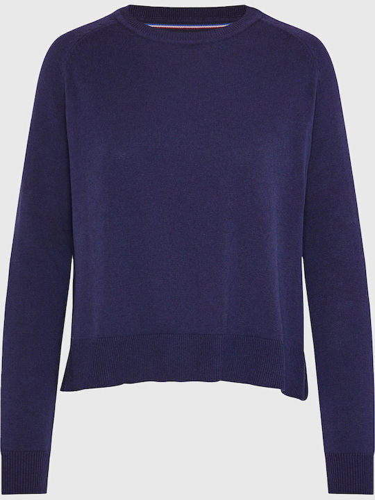 Women's Sweater Cotton Blue