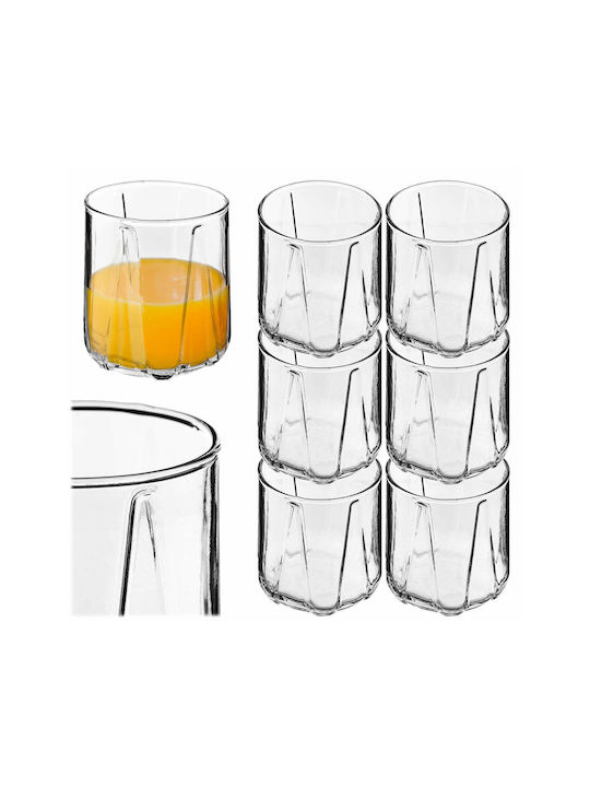 Kadax Set Pahare Whiskey Pentru Apă Din Sticlă 360ml 6 Bucăți