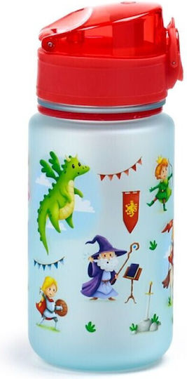 Eco-Friendly Shatterproof Kids Water Bottle Puckator Knights & Dragons Pop Top 350ml