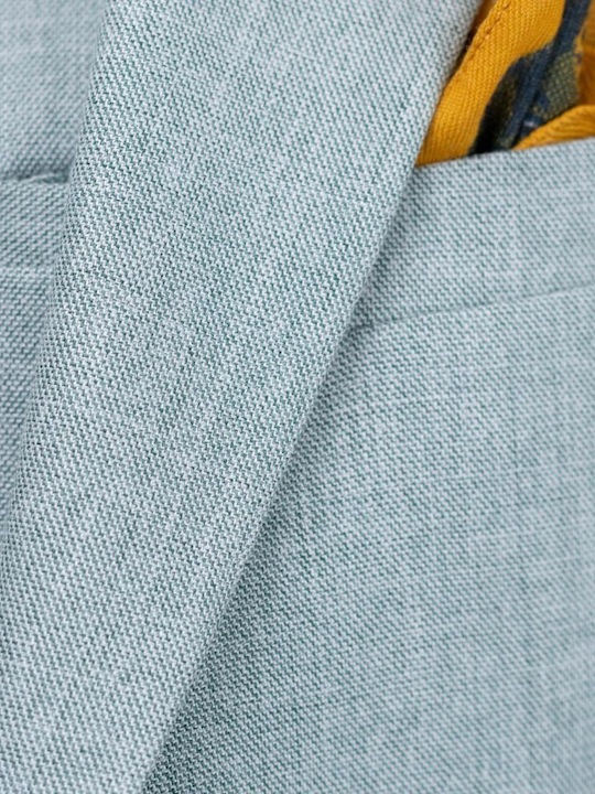 Summer Men's Suit with Slim Fit Menta
