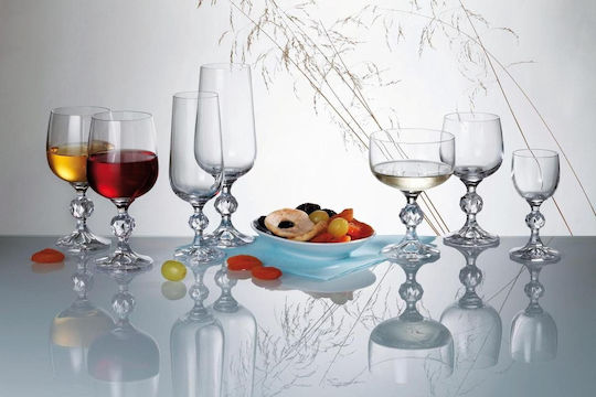 Crystalite Bohemia Crystal Glass Set Goblets 72 Pieces