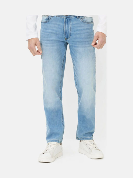 Men's Jeans Pants Elastic Blue