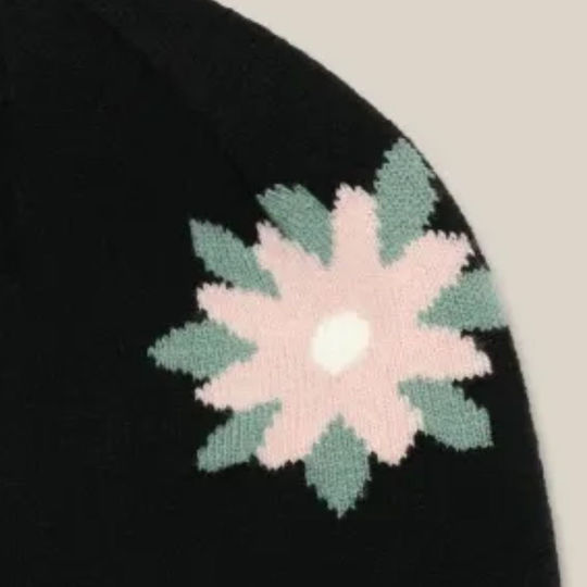 Beanie Women's Knitted Beanie in Black Color