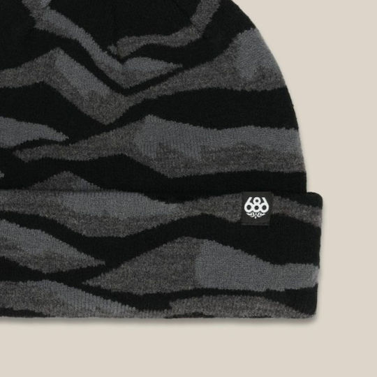 Beanie Unisex Knitted Beanie in Black Colour