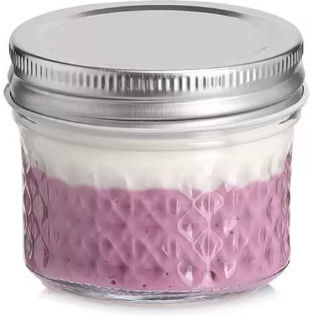 Zeller Set of 3 General Use Glass Jars with Cork Transparent 100ml 3 Pieces