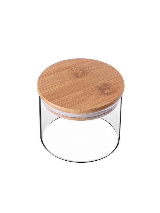 Kadax Set 6 Stück Getreidegläser mit Deckel Glas Transparent 550ml 6 Stück