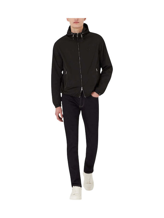 Pantaloni Jeans pentru Bărbați Elastic cu Croială Slim Albastru marin