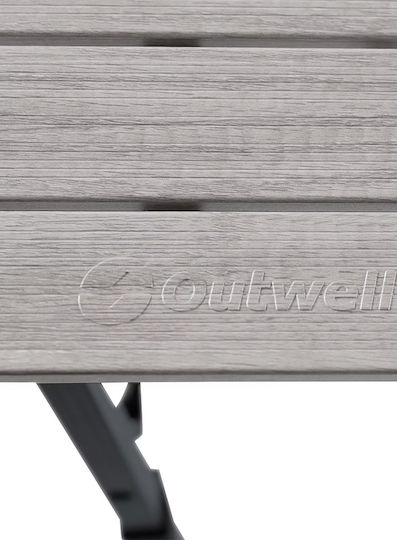 Outwell Τραπέζι Αλουμινίου για Camping Πτυσσόμενο 120x23cm Γκρι