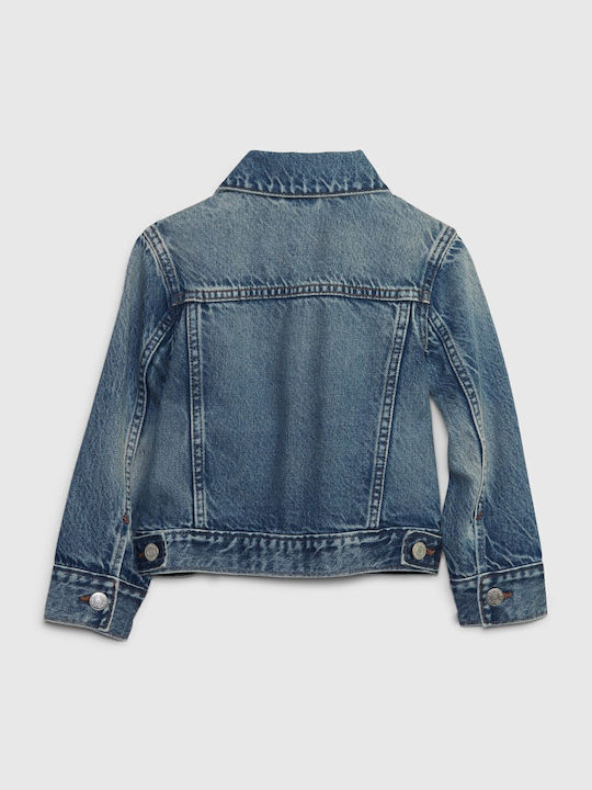 Детско Дълго Дънково Яке Medium Wash Blue Icon