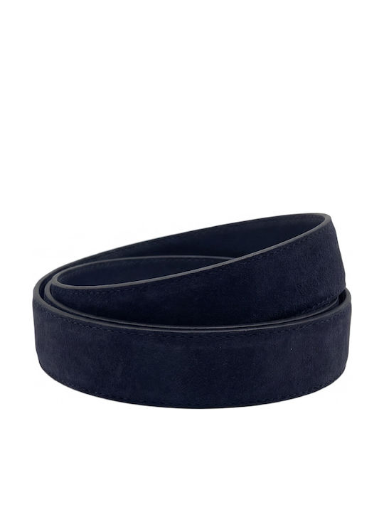 Men's Leather Blue Belt