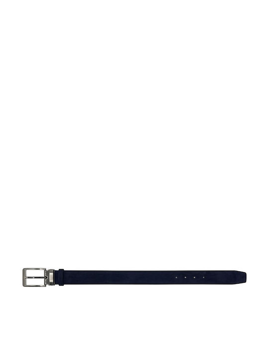 Men's Leather Blue Belt