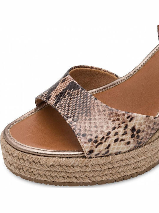 Anatomic Summer Women's Platforms in Espadrille Style Brown