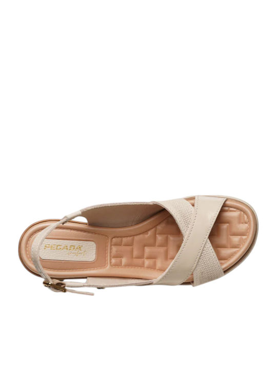 Anatomische Damenplattformen Beige