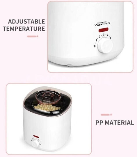 Roza Ss-002a Wax Warmer Pro Wax 400ml 100w Adjustable Temperature Hot Wax & Wax Beans