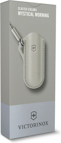 Classic Sd Schweizer Armee-Messer 58 Mm 7 Funktionen Rosa Leder-Gehäuse Grau