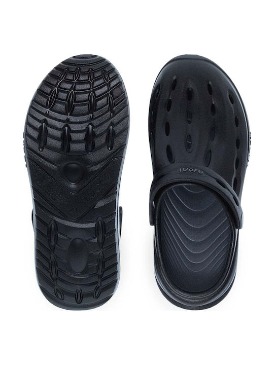 Luofu Men's Anatomic Clogs Black