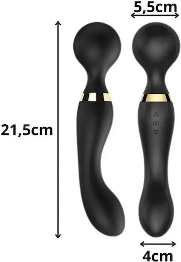 Verk Group Electric Massage Device for Head & Body with Vibration Black