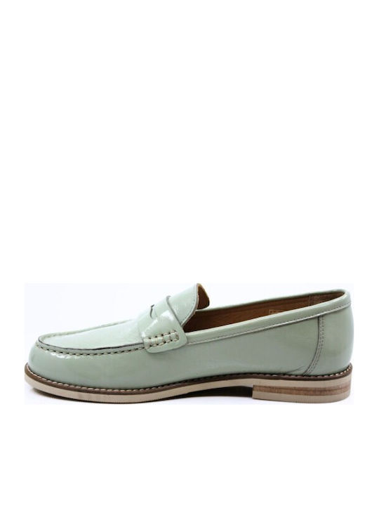 Women's Loafers in Green Colour