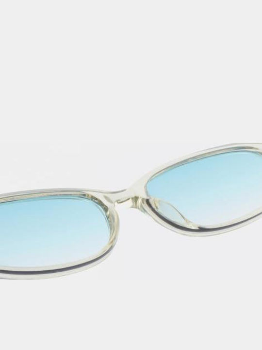 A.Kjaerbede Unisex Sunglasses With Beige Frame And Beige Lens KL2415-007