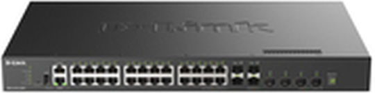 D-Link DXS-3410-32XY L2 Switch με 24 Θύρες Gigabit (1Gbps) Ethernet και 4 SFP Θύρες