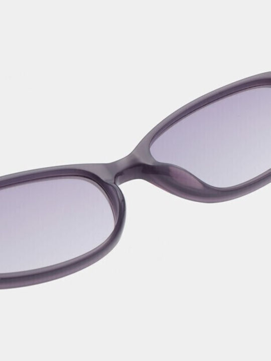 A.Kjaerbede Unisex Sonnenbrillen mit Lila Rahmen und Lila Gläser KL2415-009