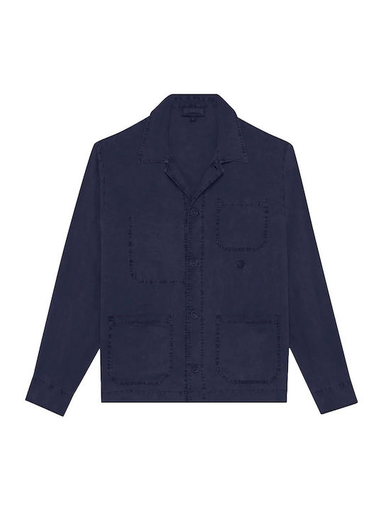 Herren Jacken Hellblau