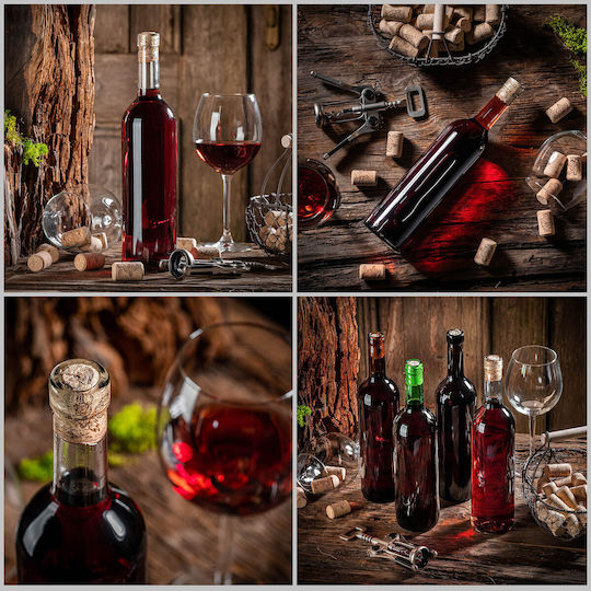 Kadax Wein-/Getränkeflaschen Bordeaux 0,75 l 750ml Flaschen Wein Cider Weiß