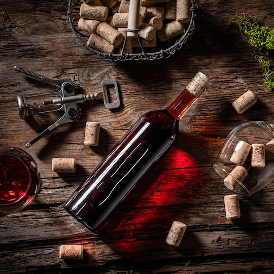 10 Pcs Glass Wine Bottles 750 Ml 0.75 L Bordeaux Wine Liqueur Alcohol