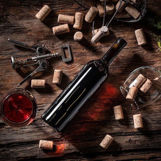 Wine Bottle Cork Bordeaux 0.75l 750ml Glass Bottles Wine Cider