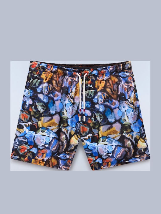 Herren-Bademode Kurze Hosen Dunkelblau mit Mustern