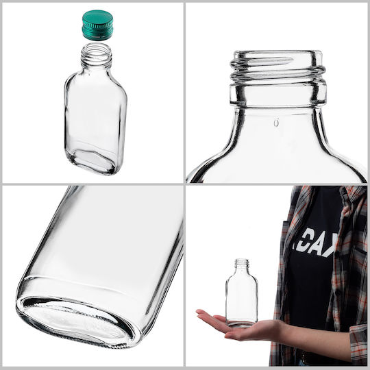 Kadax Wein-/Getränkeflasche 100ml Grüne Kappe 1 Stück
