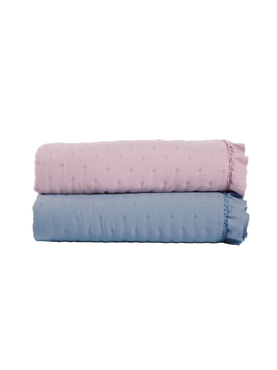 Das Home 9657 Κουβερλί Υπέρδιπλο Γαλάζιο 220x240cm