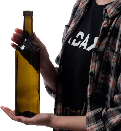 Kadax Wein-/Getränkeflaschen Liqueur Bordeaux 0,75 L 750ml Wein Cider Olive Flasche