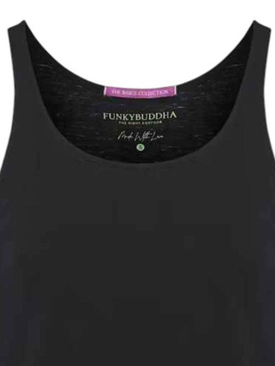 Women's Blouse Cotton Sleeveless Black