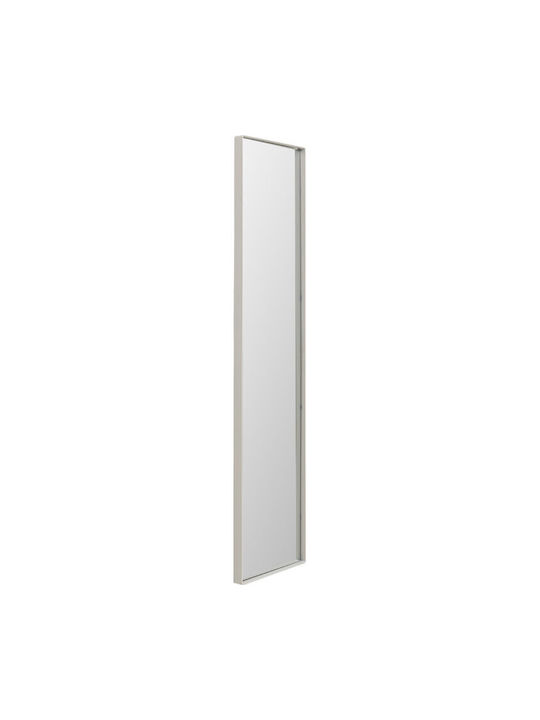 Kare Design Starlet Oglindă De Perete Full Body Cu Cadru Metalic Gri 130x30cm