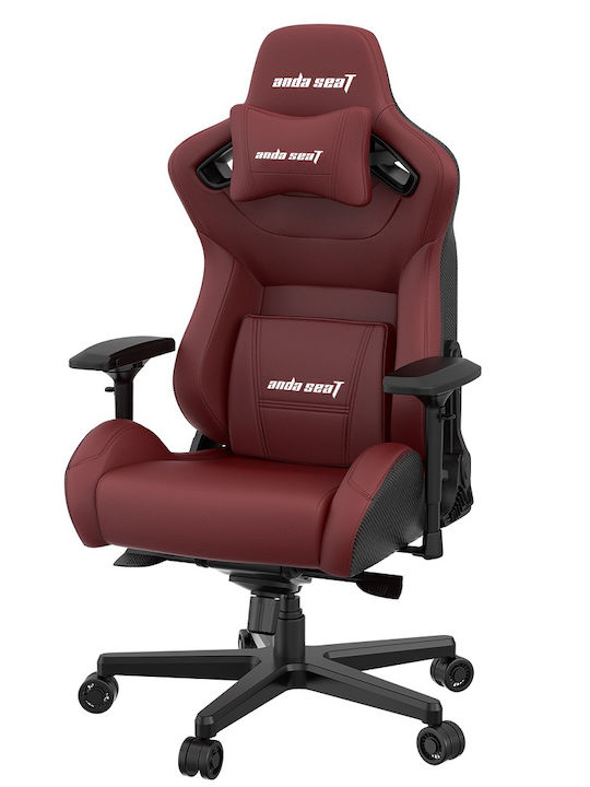 Anda Seat AD12XL Kaiser II Καρέκλα Gaming Δερματίνης με Ρυθμιζόμενα Μπράτσα Maroon