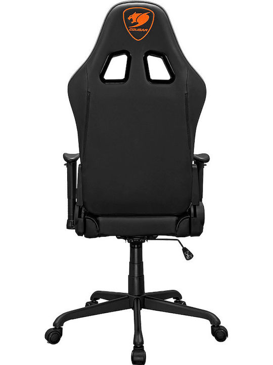 Cougar Armor Elite Artificial Leather Gaming Chair with Adjustable Arms Black