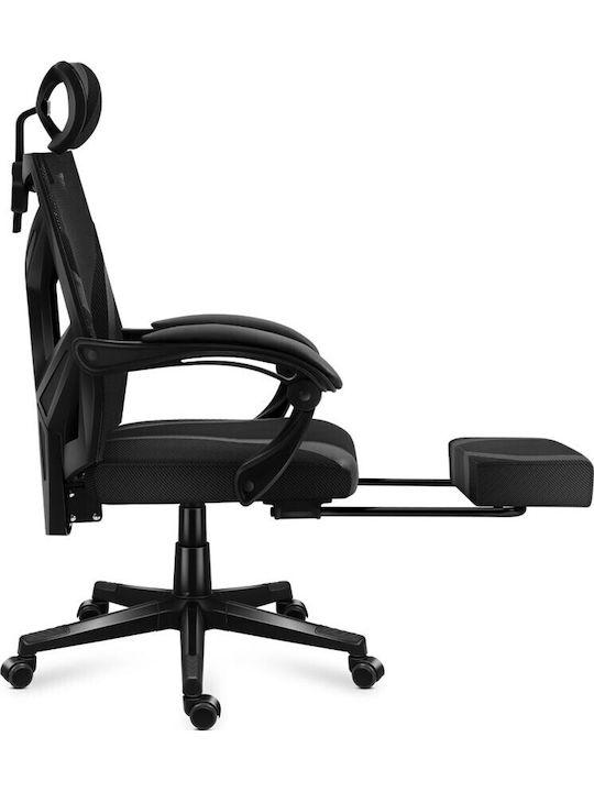 Huzaro Combat 5.0 Artificial Leather Gaming Chair with Footrest Black