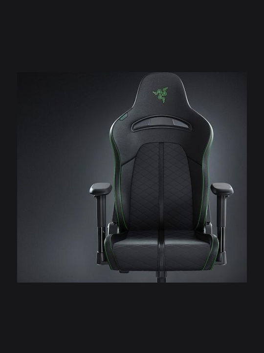 Razer Enki X Καρέκλα Gaming Δερματίνης με Ρυθμιζόμενα Μπράτσα Black / Green